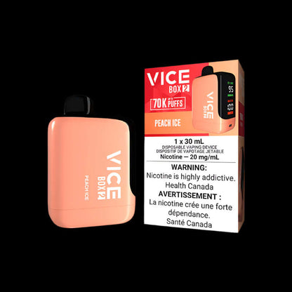 VICE box 2 RED CLASSIC ICE - cool and intense disposable vape from VICE Box series, available in Hawkesbury, Ottawa, and across Ontario.