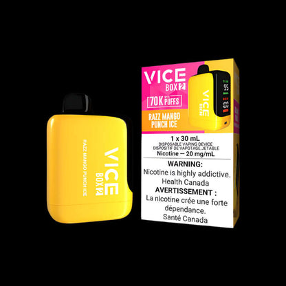 VICE box 2 RAGE ICE - cool and intense disposable vape from VICE Box series, available in Hawkesbury, Ottawa, and across Ontario.