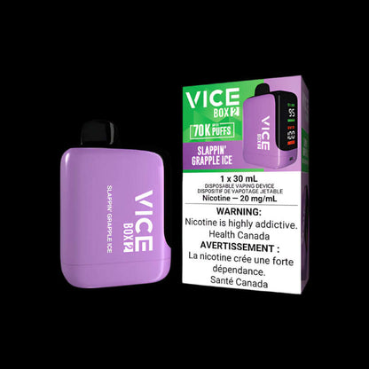 VICE box 2 MINT ICE - cool and intense disposable vape from VICE Box series, available in Hawkesbury, Ottawa, and across Ontario.