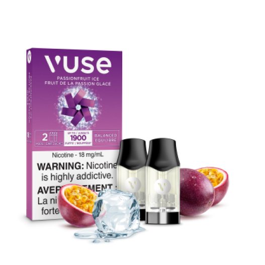 VUSE Epods (2 PCK), Spearmint Ice flavour with 2% (20mg) nicotine strength, refreshing and satisfying vape pods, ideal for Ontario and Quebec vapers.