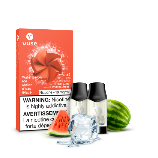 Vuse Pods Flavour: Berry Watermelon Nicotine Strength: 2% (20mg) VUSE epods (2 PCK) | Supa Vapes - Hawkesbury, Ottawa & Ontario Vape Shop