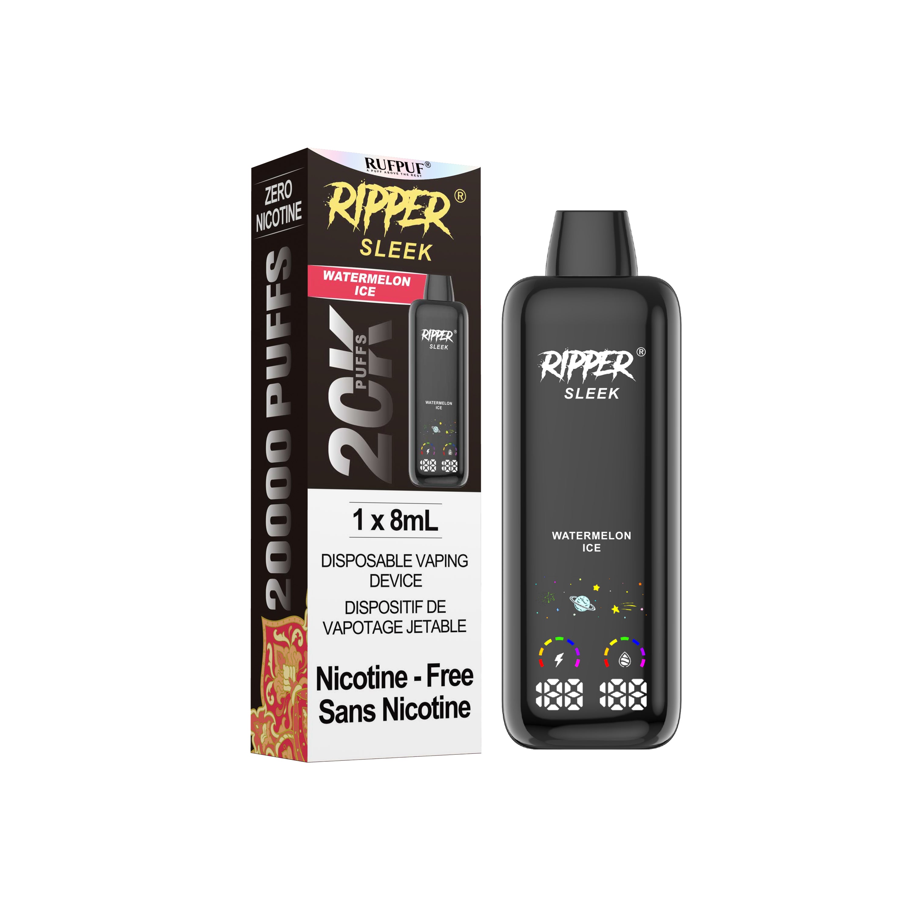 Ripper SLEEK 0NIC Disposable Vape