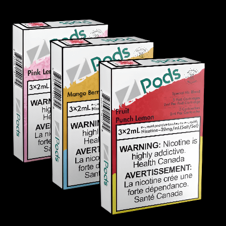 Z Pods - Peach Ice - vape pod with bold flavor, compatible with Z Pods systems, available in Hawkesbury, Ottawa, and across Ontario.