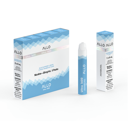 Allo Ultra 1600 Disposable Vape — Blue Raspberry Lemon
