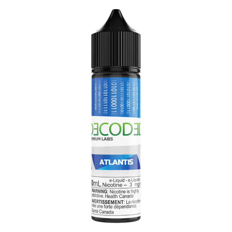 DECODED Atlantis Freebase E-Juice 60mL - Supa Vapes
