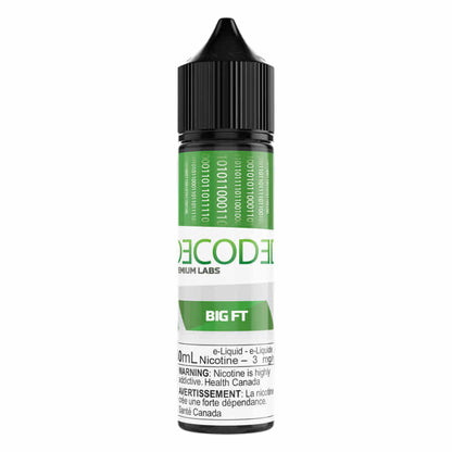DECODED Big FT Freebase E-Juice 60mL - Supa Vapes