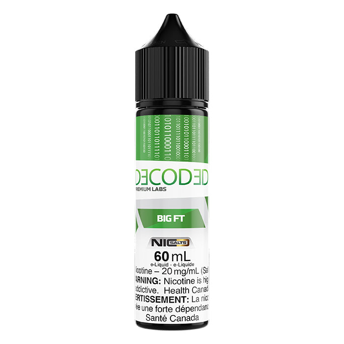 DECODED Big FT Salt Nic E-Juice 60mL - Supa Vapes