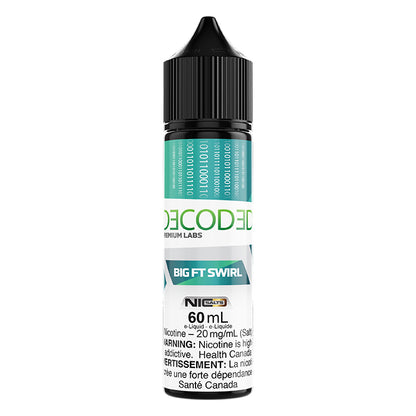 DECODED Big FT Swirl Salt Nic E-Juice 60mL - Supa Vapes