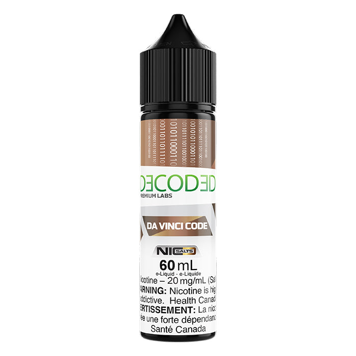 DECODED Davinci Code Salt Nic E-Juice 60mL - Supa Vapes