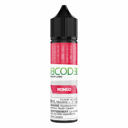 DECODED Rongo Freebase E-Juice 60mL - Supa Vapes