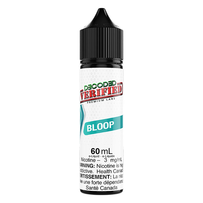 DECODED Verified Bloop Freebase E-Juice 60mL - Supa Vapes