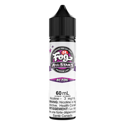 Dr. Fog All Stars BC Fog Freebase E-Juice 60mL - Supa Vapes