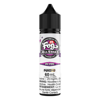 Dr. Fog All Stars BC Fog Salt Nic E-Juice 60mL - Supa Vapes