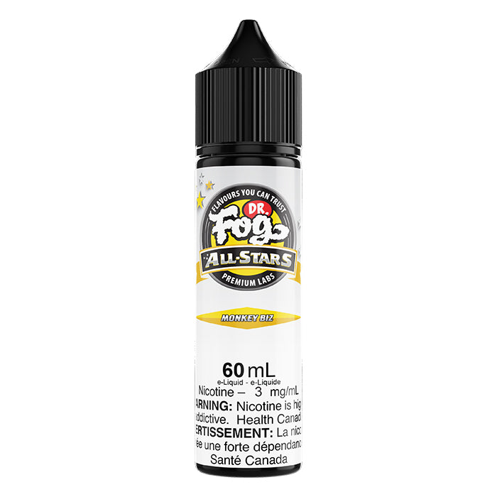 Dr. Fog All Stars Monkey Biz Freebase E-Juice 60mL - Supa Vapes