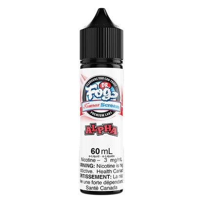 Dr. Fog Famous Scream Alpha Freebase E-Juice 60mL - Supa Vapes