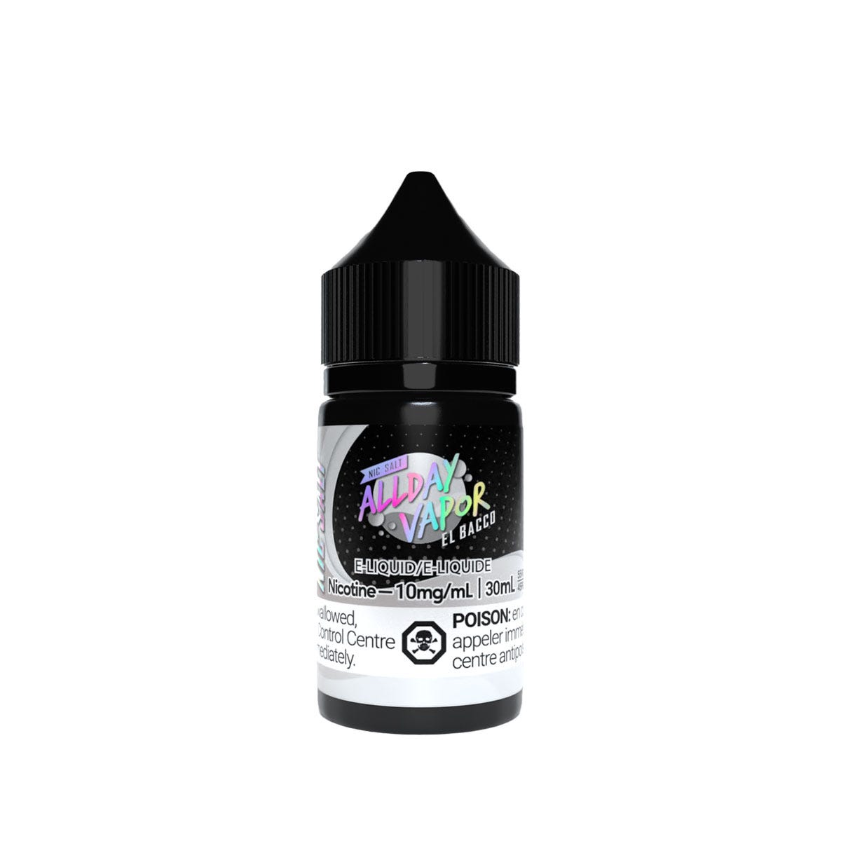 AllDay Vapor Salt Nic E-Liquid 30mL — El Bacco