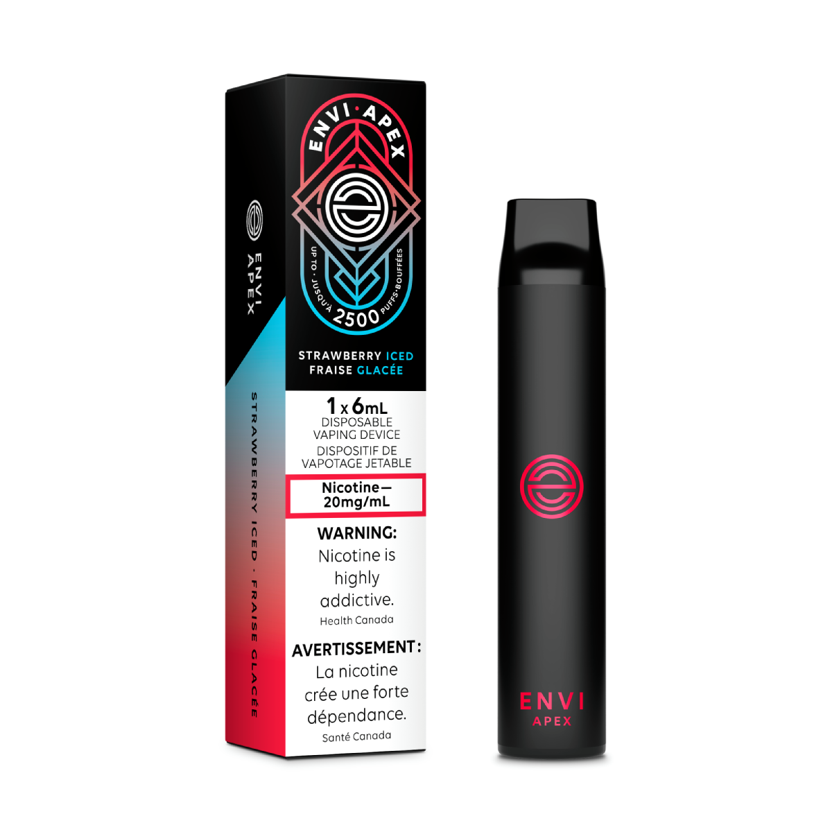 Envi Apex Disposable Vape — Strawberry Iced