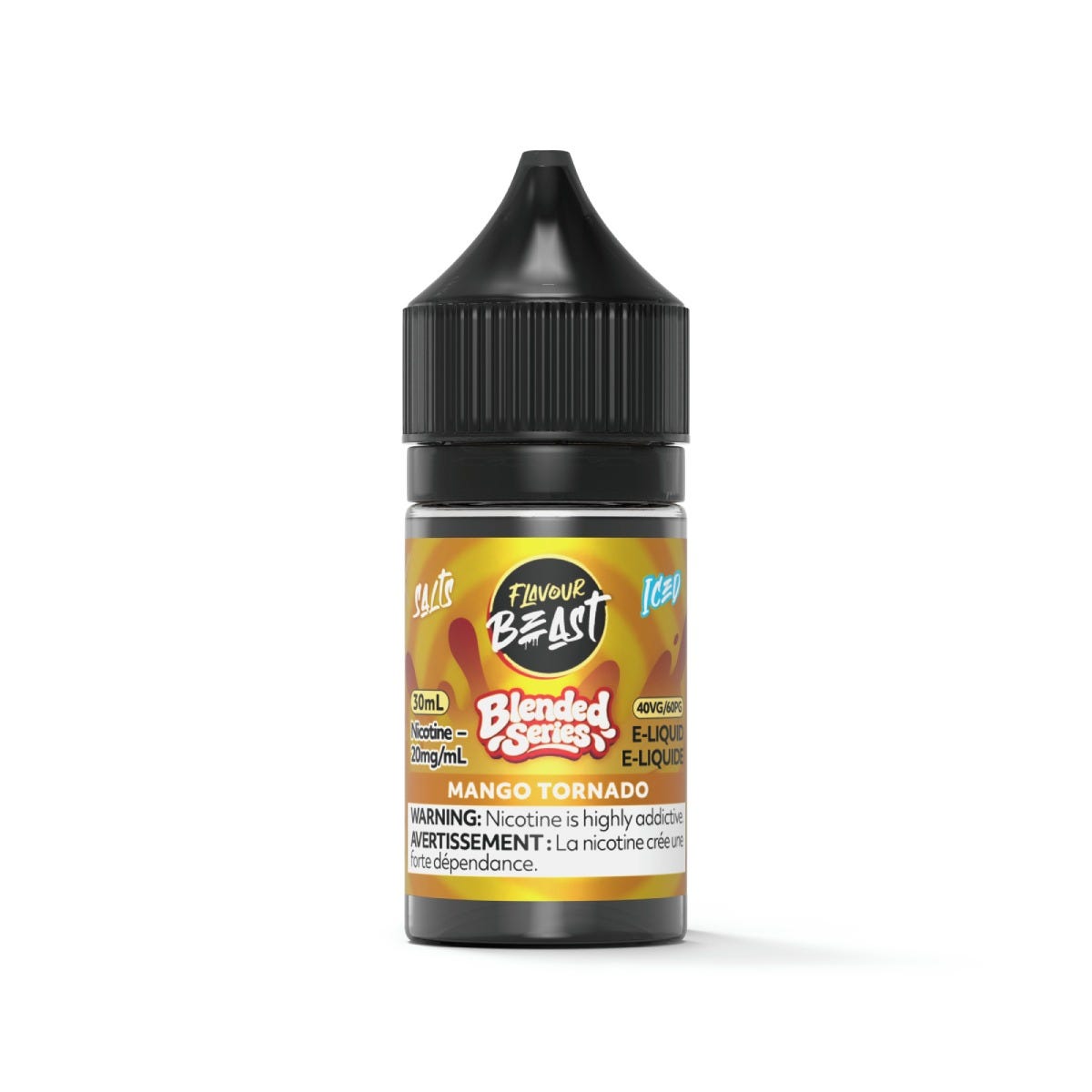 Flavour Beast E-Liquid 30mL in Mango Tornado Iced flavour, 20mg salt nic | Supa Vapes Canada
