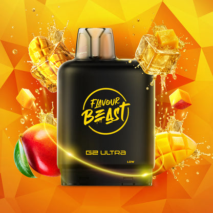Flavour Beast Level X G2 Ultra Pod Golden Mango Fruity G 20mL - Supa Vapes