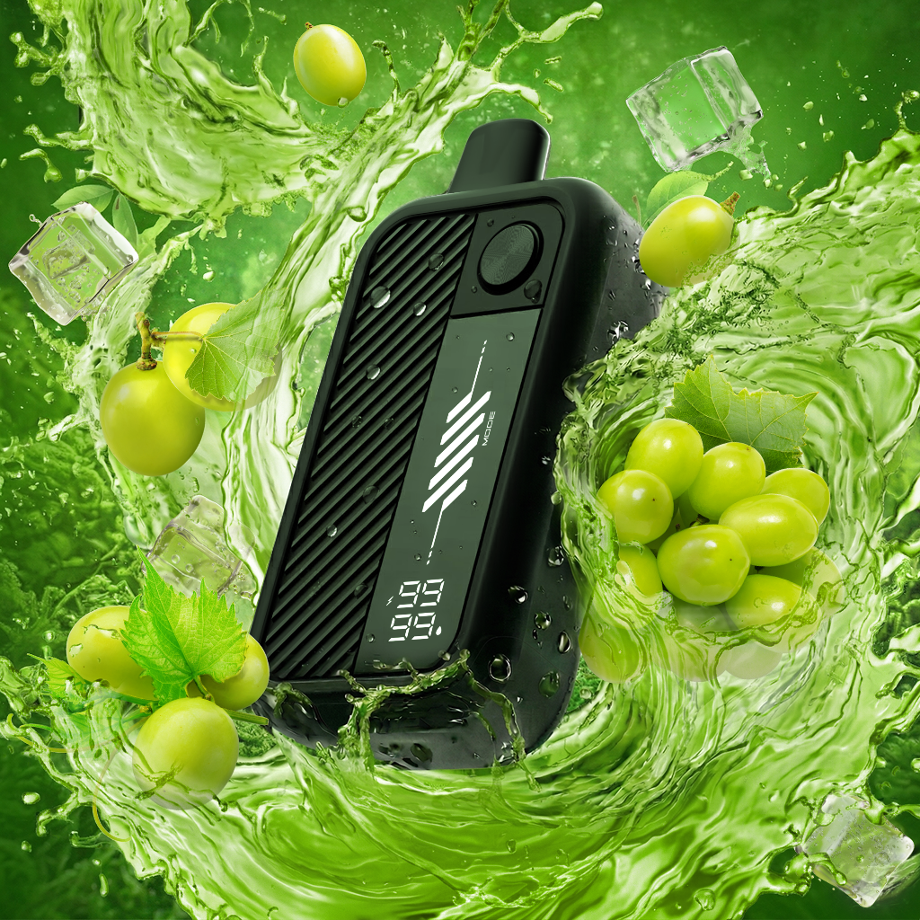 Flavour Beast Mode Max 3 60K disposable vape in Wild White Grape Iced flavour, 60,000 puffs, 20mg salt nicotine, available at Supa Vapes Canada.