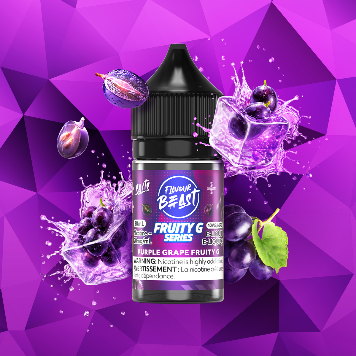 flavour beast vape juice Flavour Beast Fruity G 30/60mL 20mg Salt E-Liquid