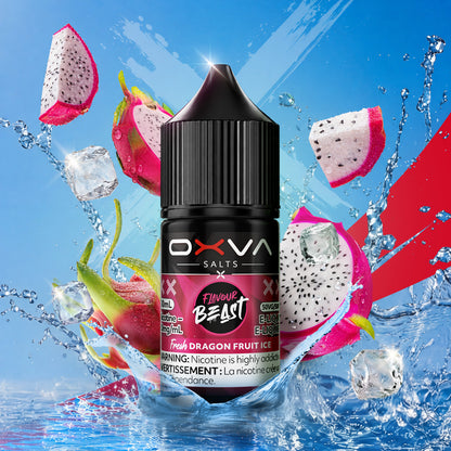 Flavour Beast x OXVA Fresh Dragon Fruit Ice Salt Nic E-Juice 30mL - Supa Vapes