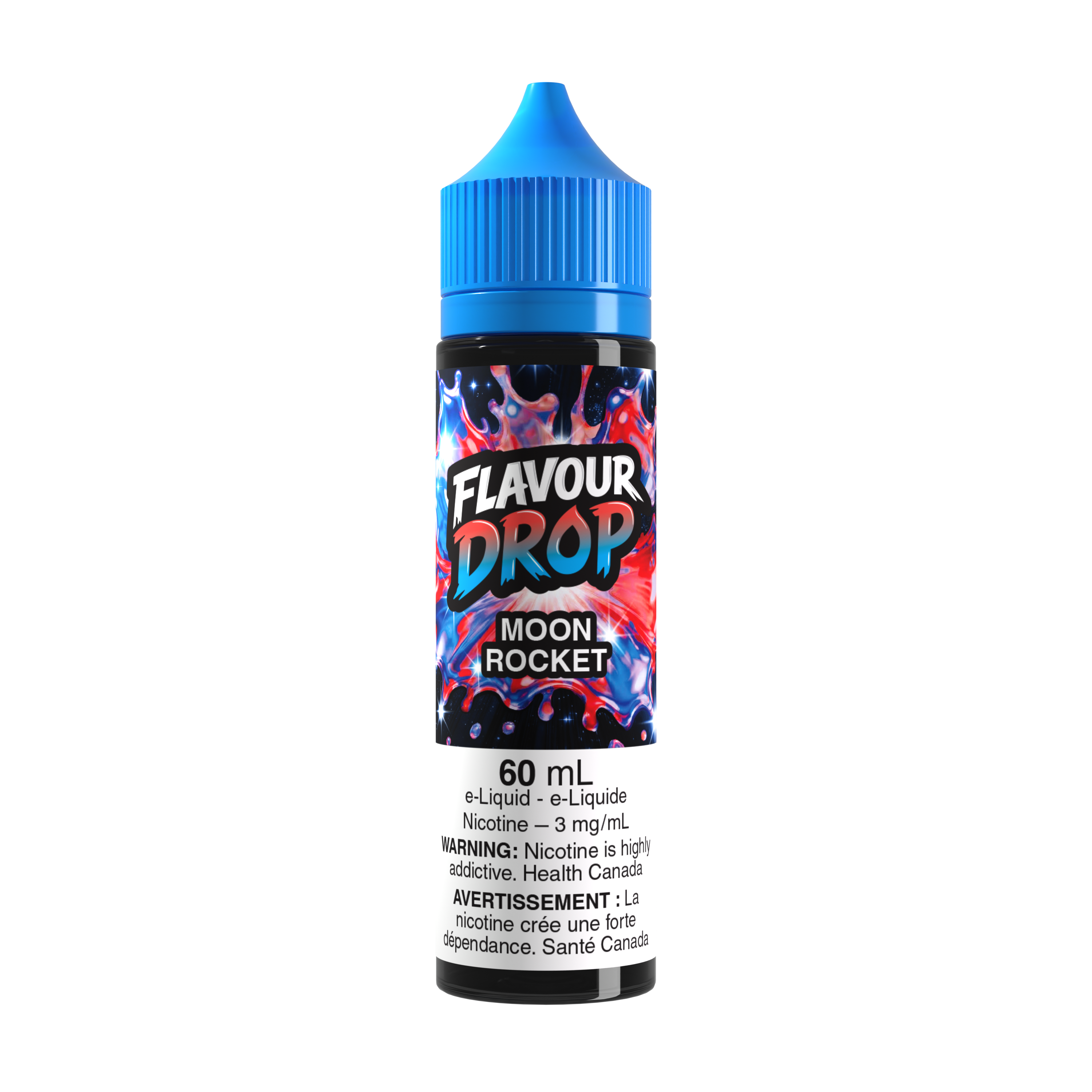 Flavour Drop Freebase Moon Rocket 60mL e-liquid bottle