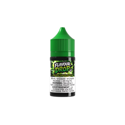 Flavour Drop Salt Frozen Green Apple 30mL salt nicotine e-liquid bottle