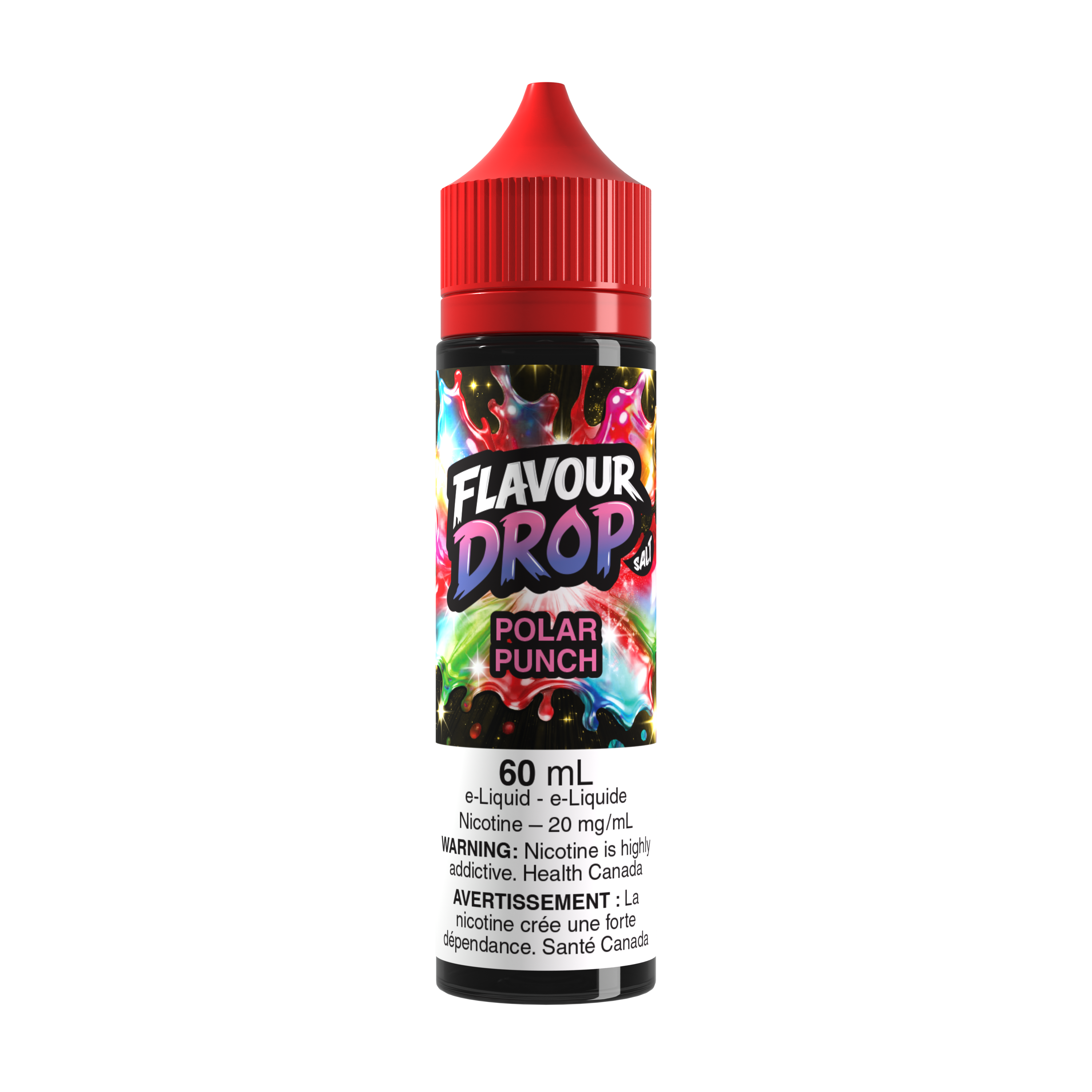 Flavour Drop Salt Polar Punch 60mL salt nicotine e-liquid bottle