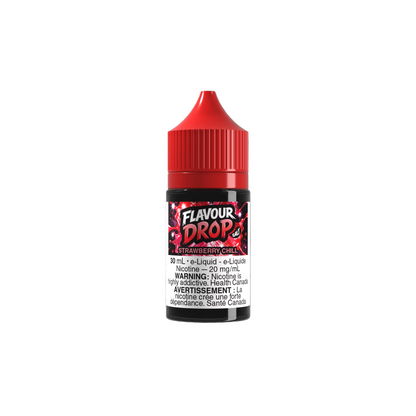 Flavour Drop Salt Strawberry Chill 30mL salt nicotine e-liquid bottle