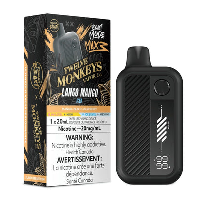 Flavour Beast Mode Max 3 Lango Mango Iced Disposable Vape - Supa Vapes