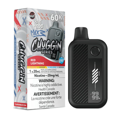 Flavour Beast Mode Max 3 Red Lightning Iced Disposable Vape - Supa Vapes