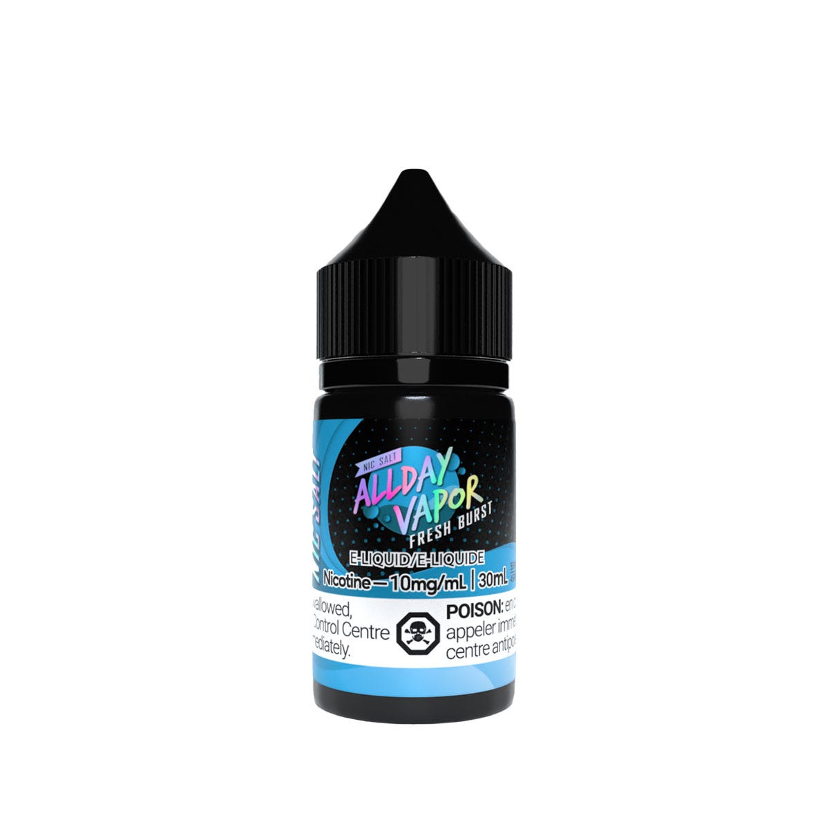 AllDay Vapor Salt Nic E-Liquid 30mL — Fresh Burst