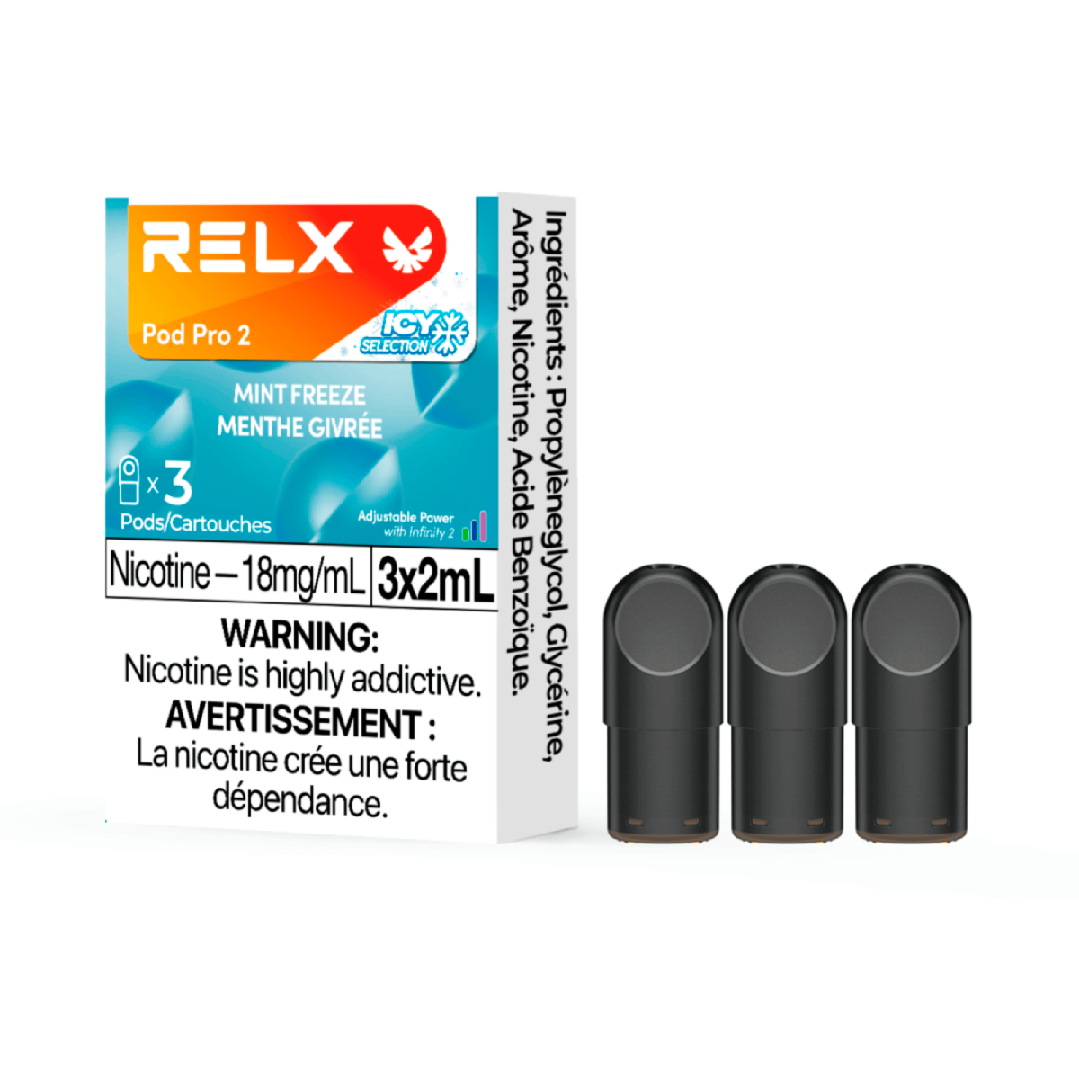 RELX Pod Pro 2 Pods — Mint Freeze
