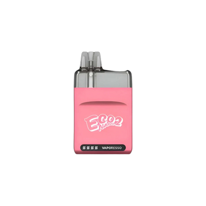 Vaporesso Eco Nano 2 Open Pod Kit 6mL in pink color with transparent pod design.