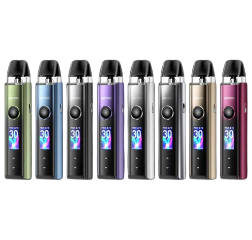 GEEKVAPE WENAX Q PRO Pod Kit, Black variant, 30W output with adjustable airflow, sleek design, ideal for Ontario and Quebec vapers.