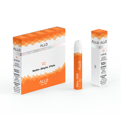 Allo Ultra 1600 Disposable Vape — Peach