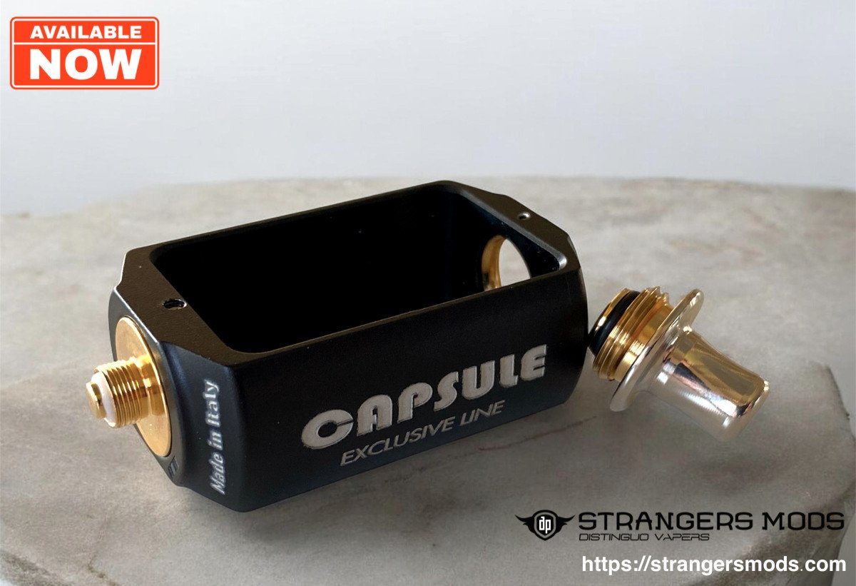Strangers Mods Capsule Exclusive Line Classic 24K gold plated boro adapter