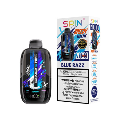 SPIN Speedy 120K Disposable Vape | 30mL | Eco & Turbo Modes