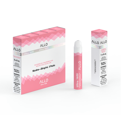 Allo Ultra 1600 Disposable Vape — Watermelon Strawberry Kiwi