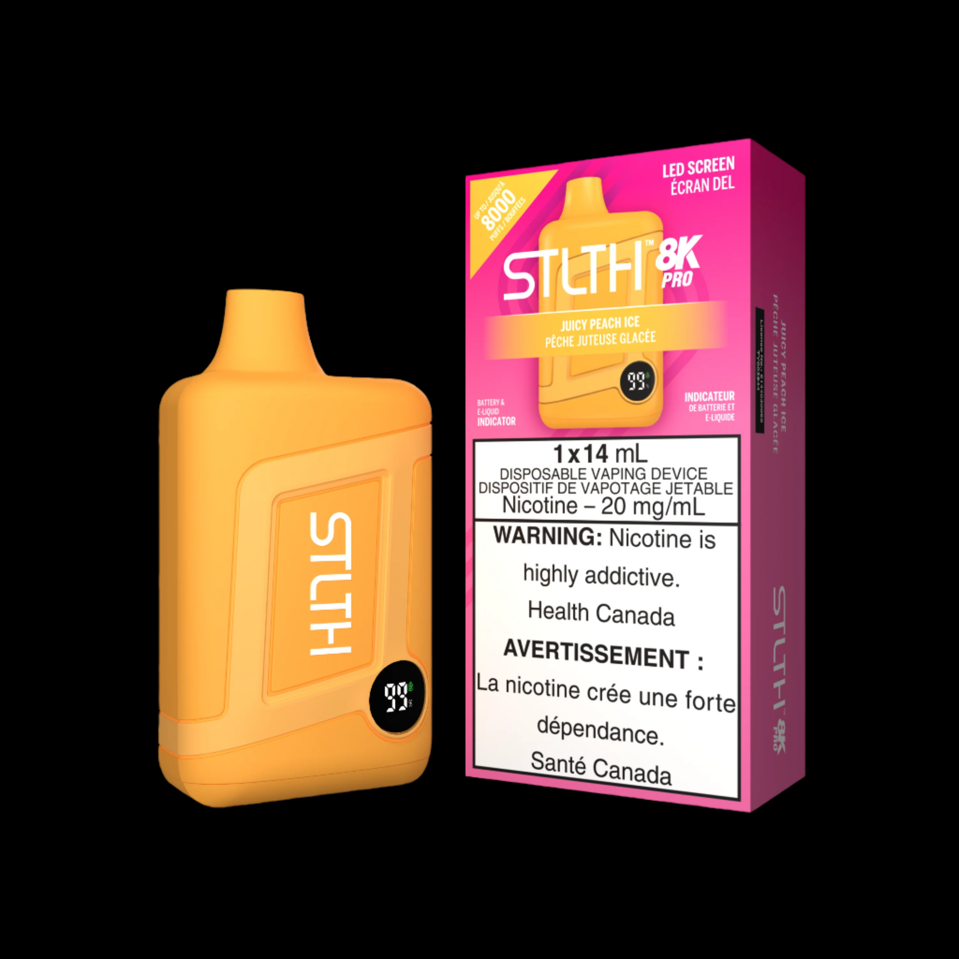 Disposable Vape STLTH 8K Pro: Apple Berry Ice Nicotine Strength: 20mg STLTH 8K PRO | Supa Vapes - Hawkesbury, Ottawa & Ontario Vape Shop