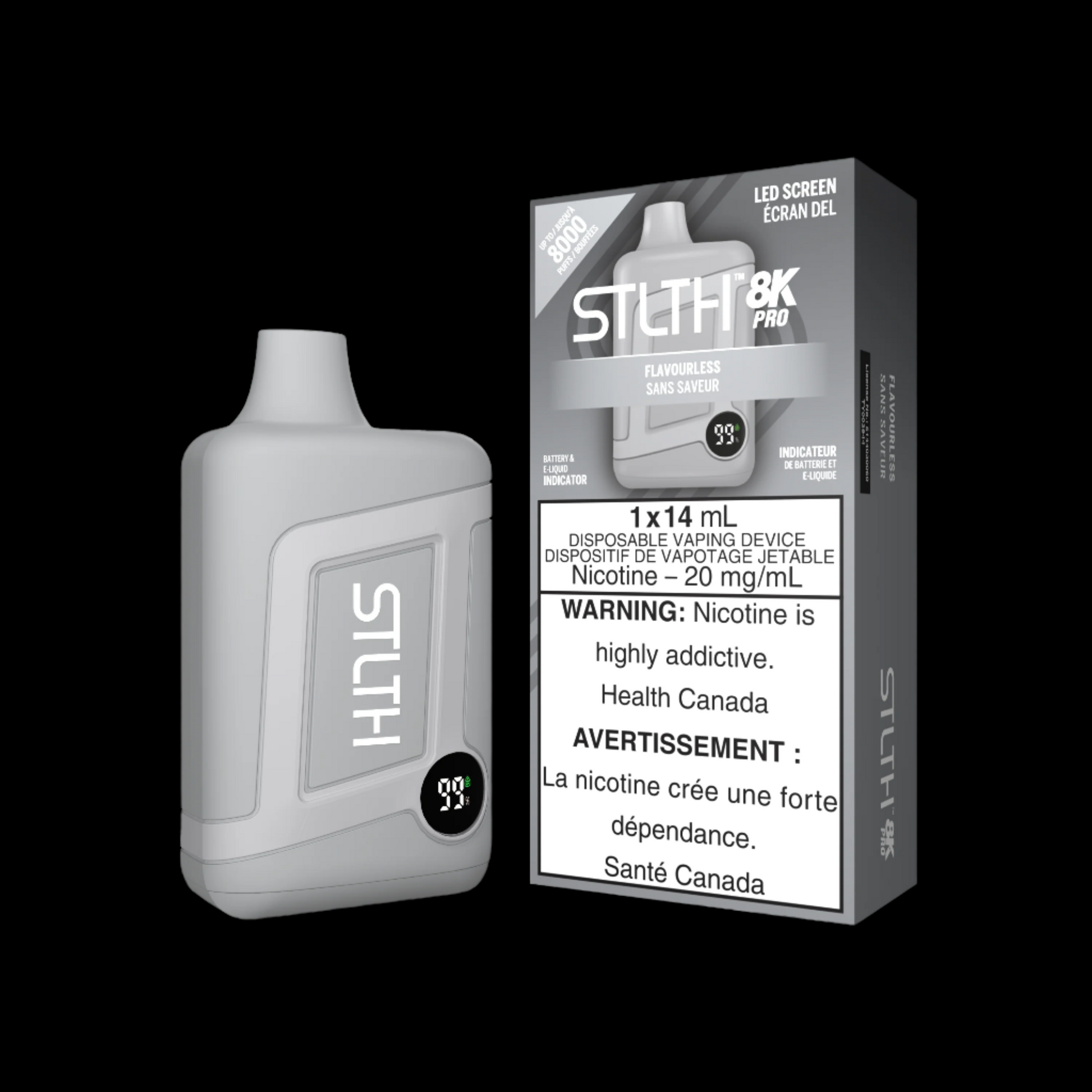 Disposable Vape STLTH 8K Pro: Apple Berry Ice Nicotine Strength: 20mg STLTH 8K PRO | Supa Vapes - Hawkesbury, Ottawa & Ontario Vape Shop