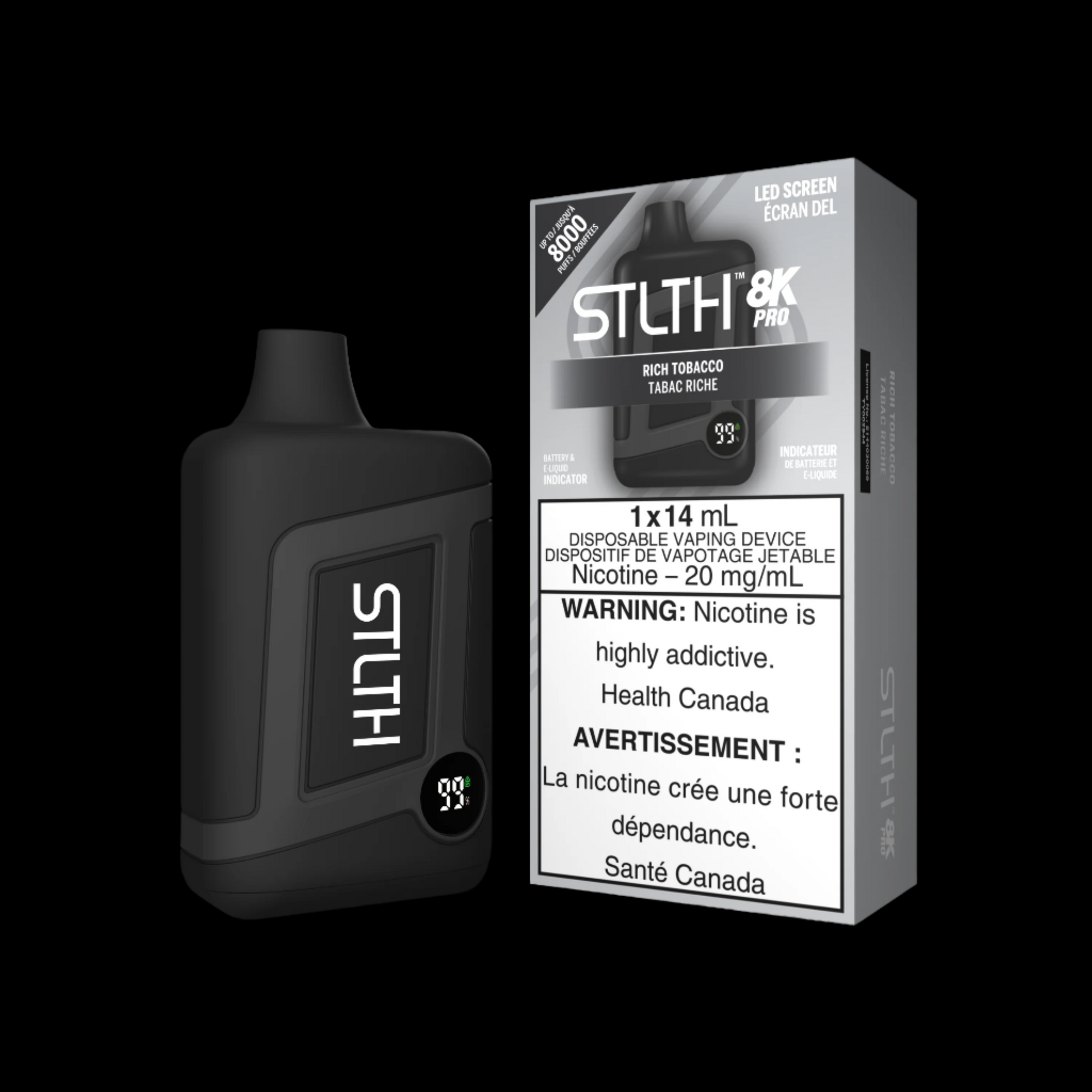 Disposable Vape STLTH 8K Pro: Apple Berry Ice Nicotine Strength: 20mg STLTH 8K PRO | Supa Vapes - Hawkesbury, Ottawa & Ontario Vape Shop