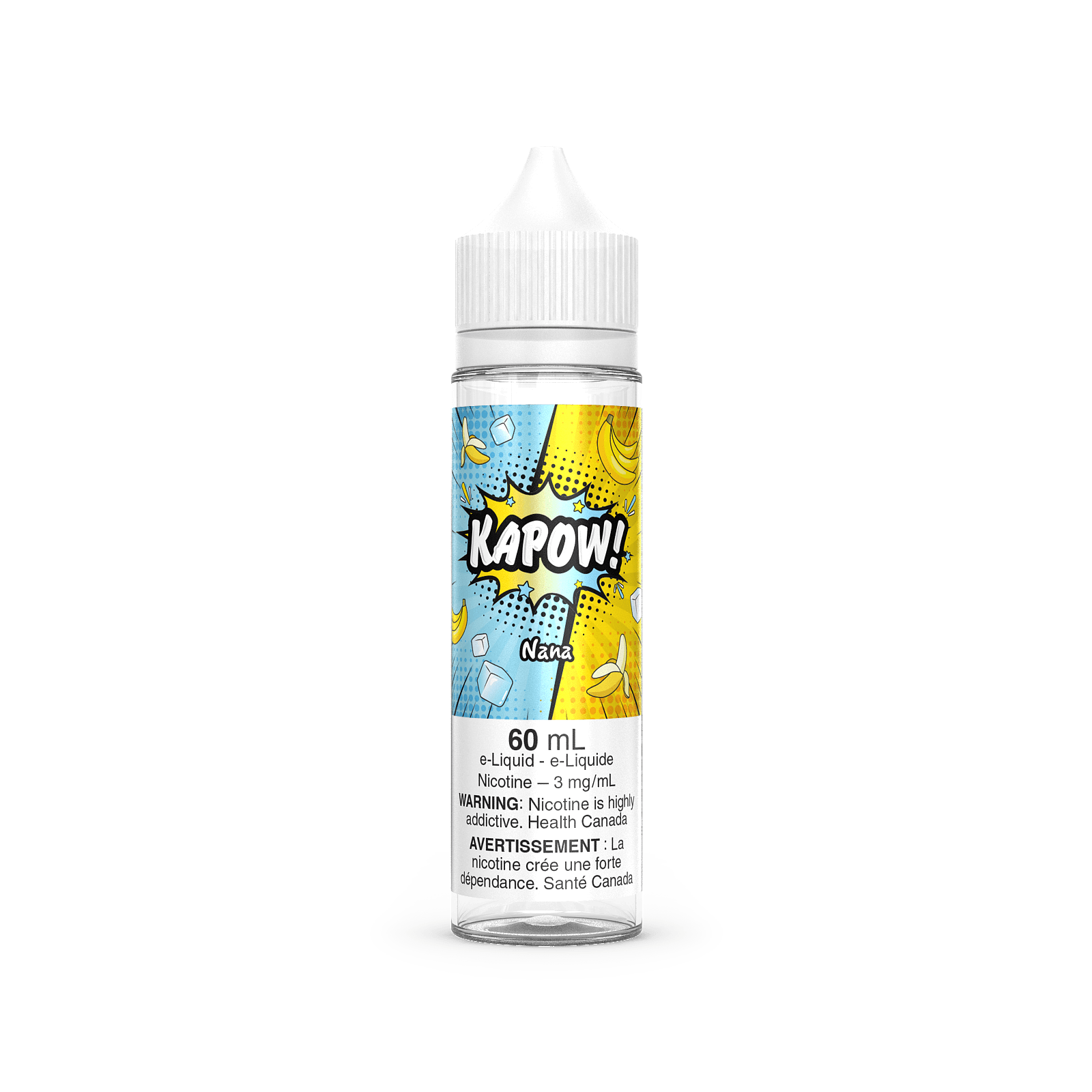 KAPOW! e-liquid - Classic/Fizzy 0mg - premium freebase vape juice available in Hawkesbury, Ottawa, and across Ontario.