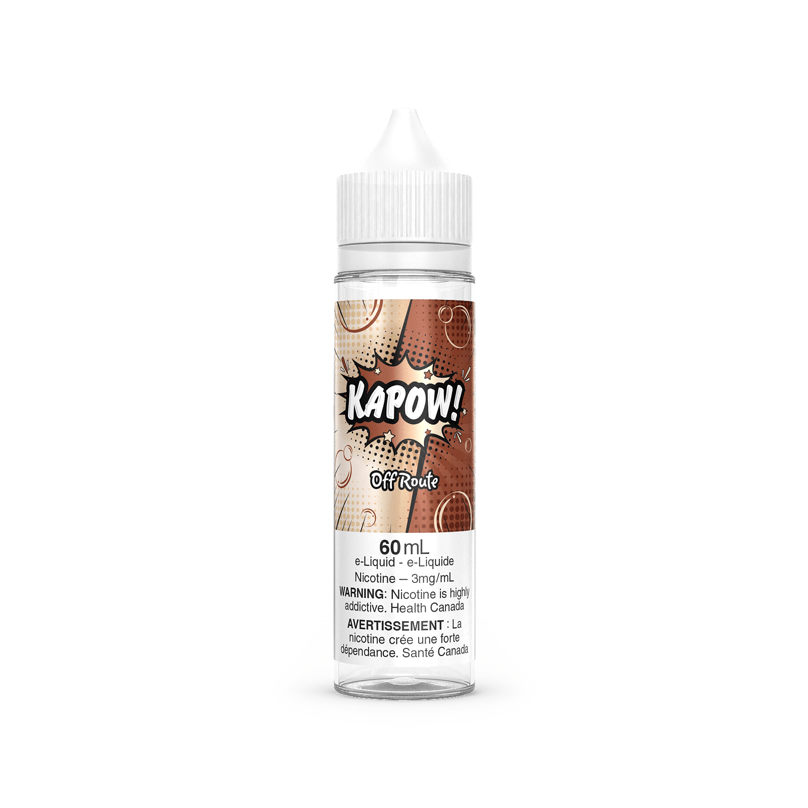 KAPOW! e-liquid - Classic/Fizzy 3mg - premium freebase vape juice available in Hawkesbury, Ottawa, and across Ontario.