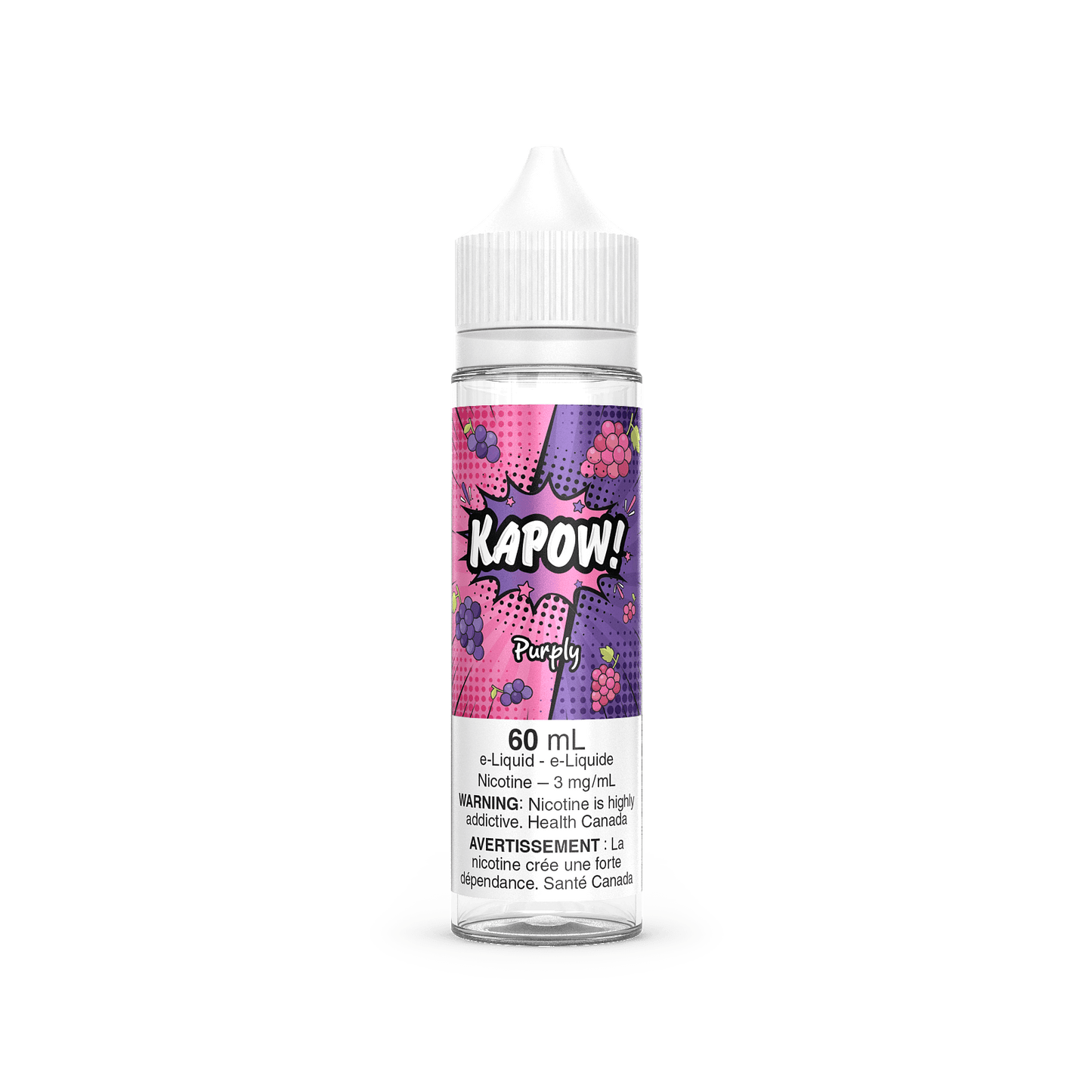 KAPOW! e-liquid - Classic/Fizzy 12mg - premium freebase vape juice available in Hawkesbury, Ottawa, and across Ontario.