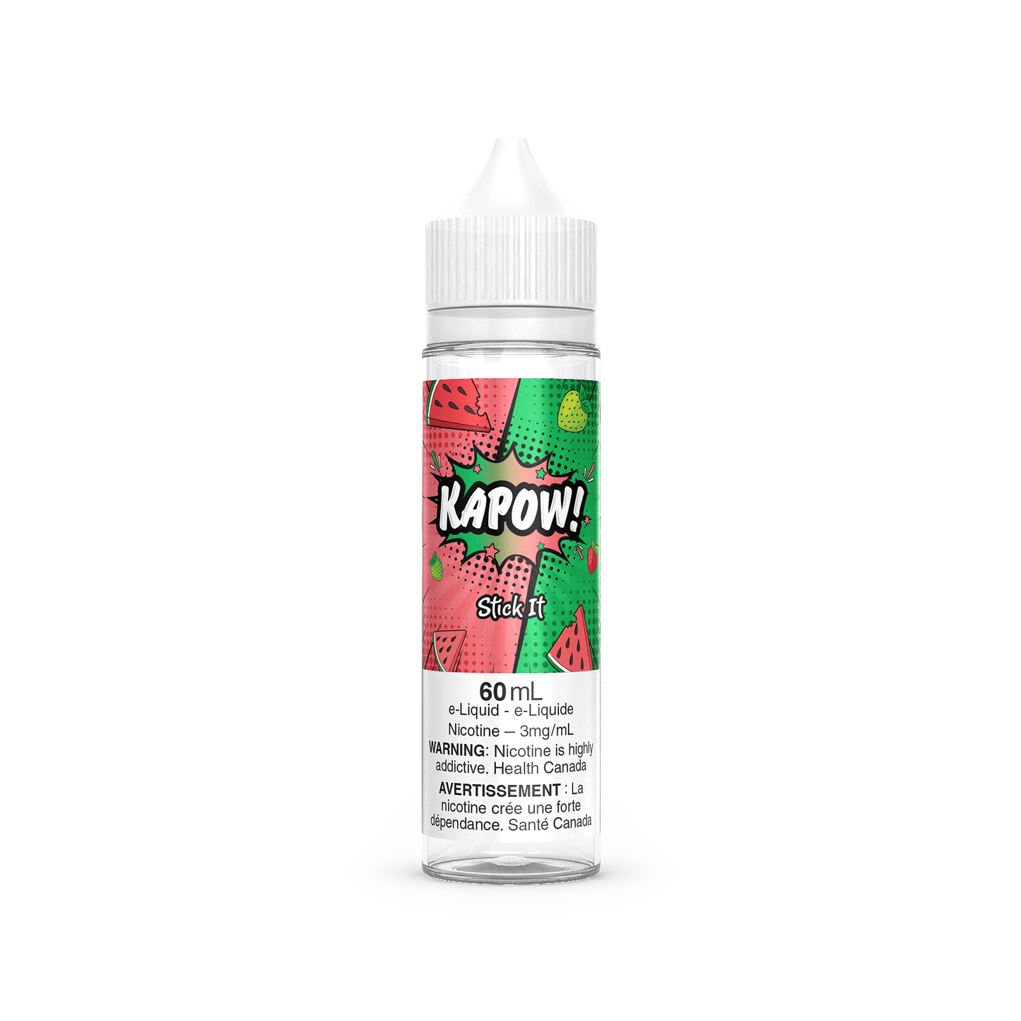 KAPOW! e-liquid - Cloudy 12mg - premium freebase vape juice available in Hawkesbury, Ottawa, and across Ontario.