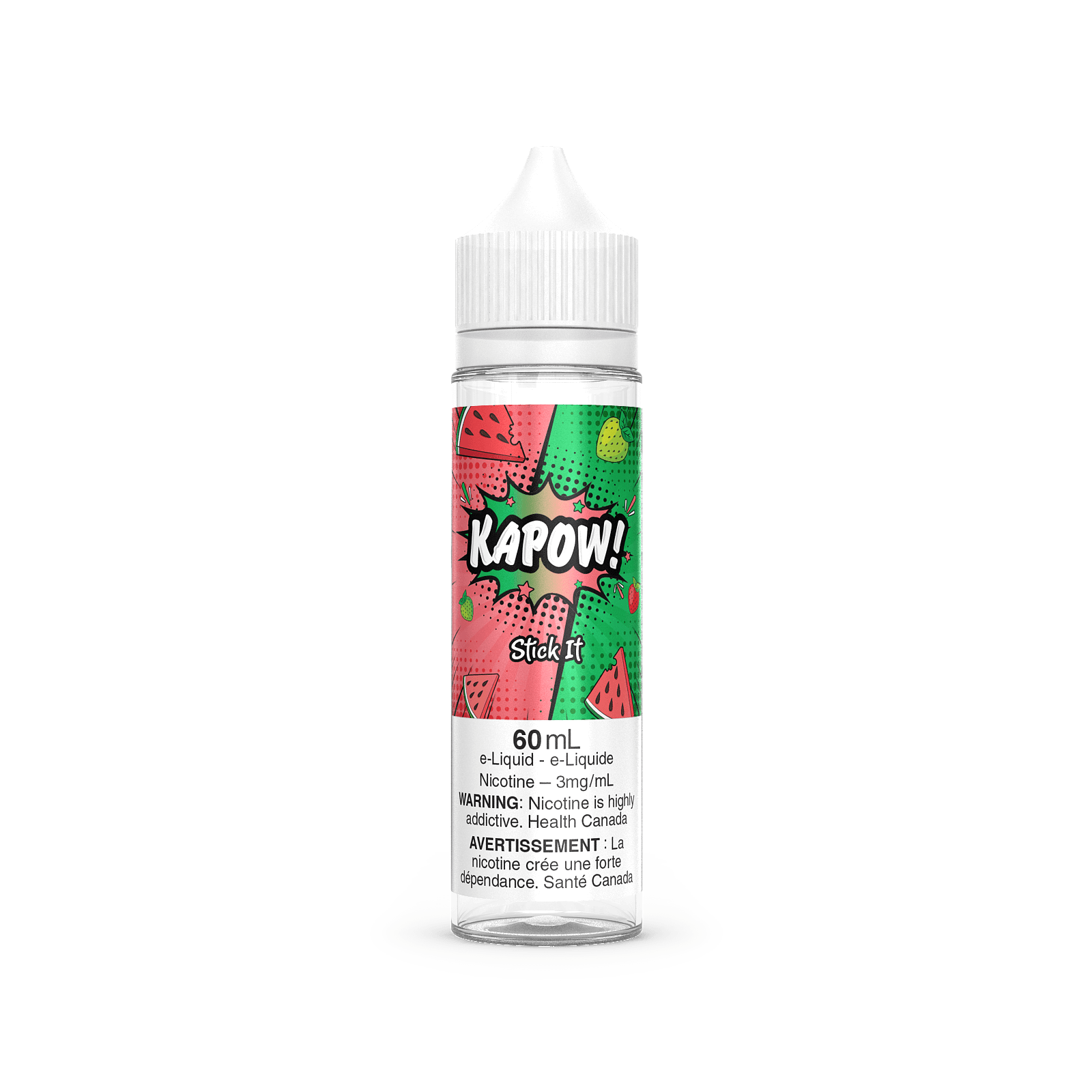 KAPOW! e-liquid - Cloudy 12mg - premium freebase vape juice available in Hawkesbury, Ottawa, and across Ontario.