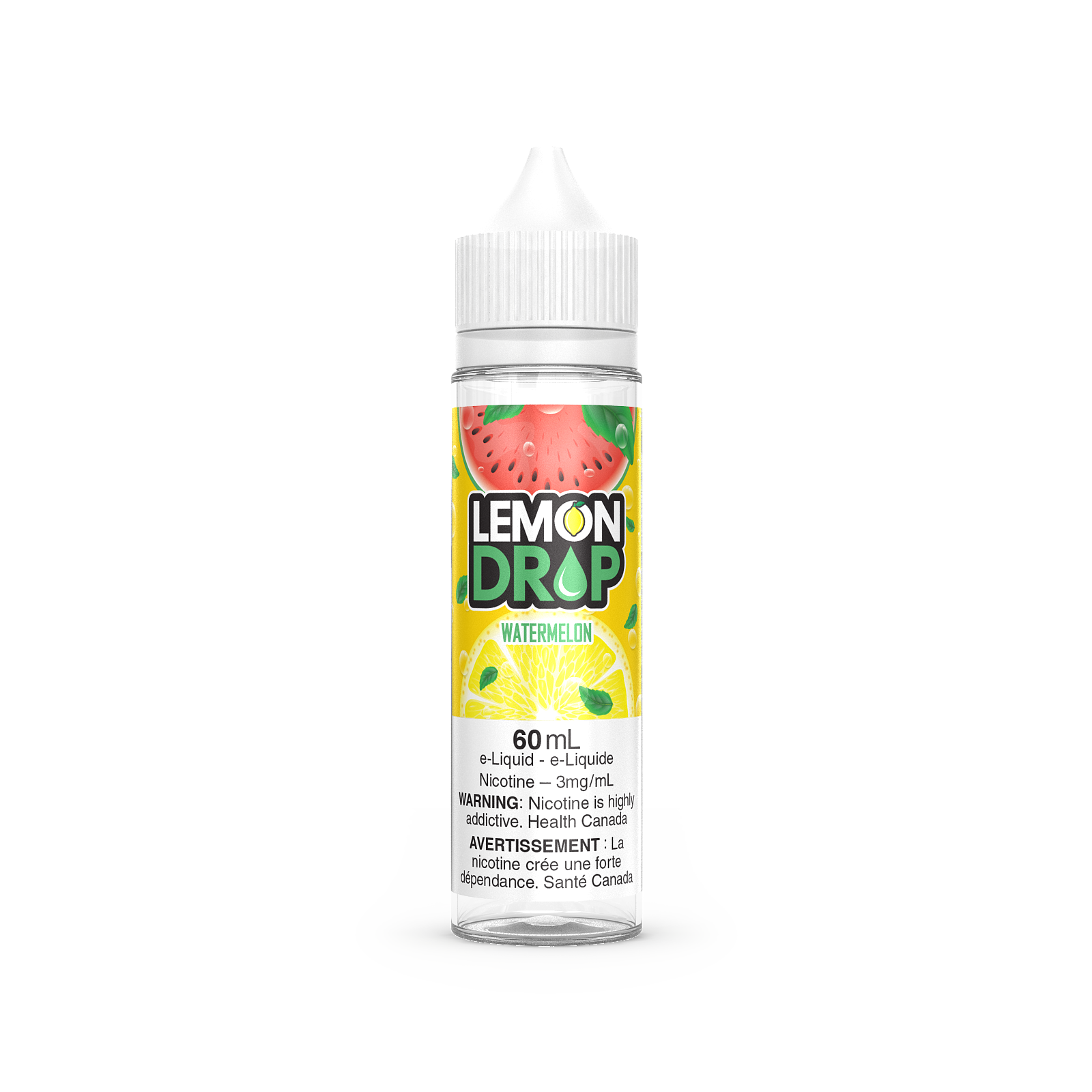 Lemon Drop, Blue Raspberry flavour, 12mg nicotine strength, tart and sweet fusion vape juice, refreshing vape for Ontario and Quebec vapers.