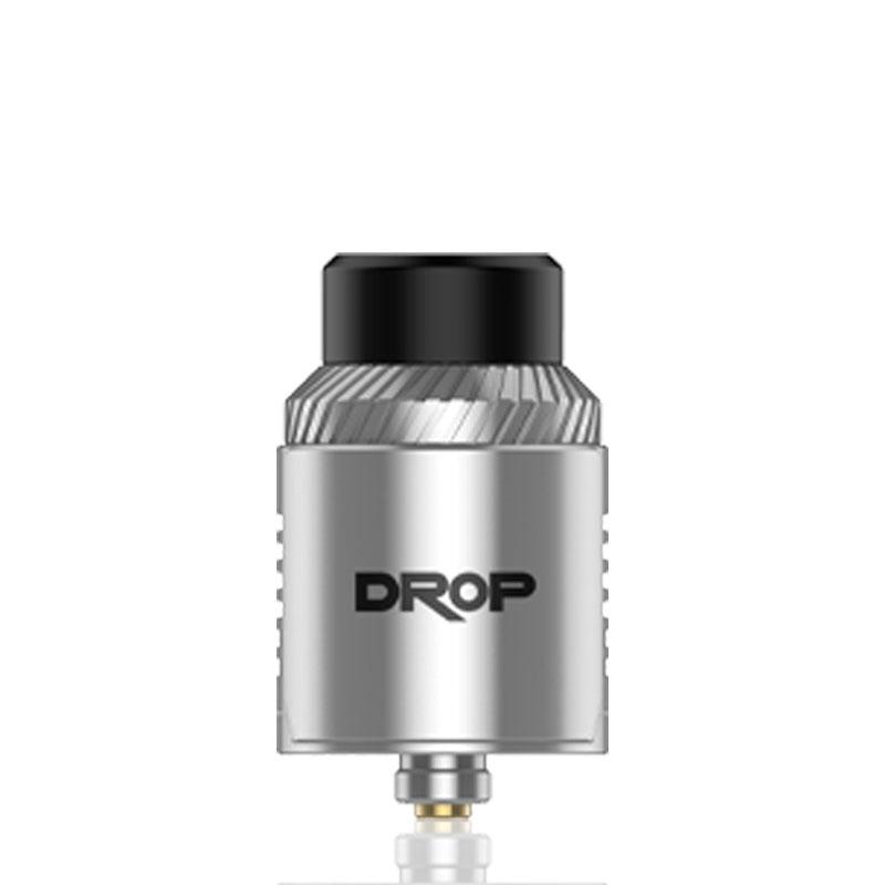 Digiflavor Drop RDA V1.5, Default Title, 24mm dual-coil rebuildable dripping atomizer with adjustable rectangular airflow and knurled top cap for precise flavor and vapor control, ideal for vaping enthusiasts in Ontario and Quebec.